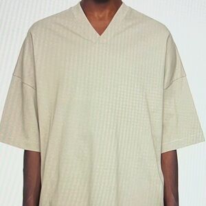 Fear of God Cream Short Sleeve Tee Oversized Fit new with tags, never worn